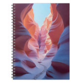 "Layered Realities – Canyon of Code & Memory" Notitieboek (Voorkant)