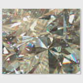Layered texture triangular diamond or crystal shap cadeaupapier (Vlak)
