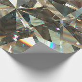 Layered texture triangular diamond or crystal shap cadeaupapier (Hoek)