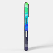 Layered Waves iPhone Case | Dark Galaxy (Achterkant / Rechts)