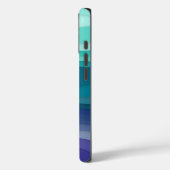 Layered Waves iPhone Case | Ocean Breeze (Achterkant / Links)