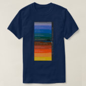 Layers of Atmosphere and Interior of Earth T-shirt (Design voorkant)