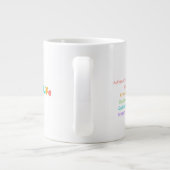 Layers of Life - Rainbow Cake van groei en mindset Grote Koffiekop (Achterkant)