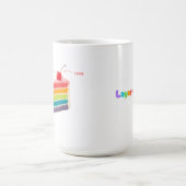 Layers of Life - Rainbow Cake van groei en mindset Koffiemok (Center)