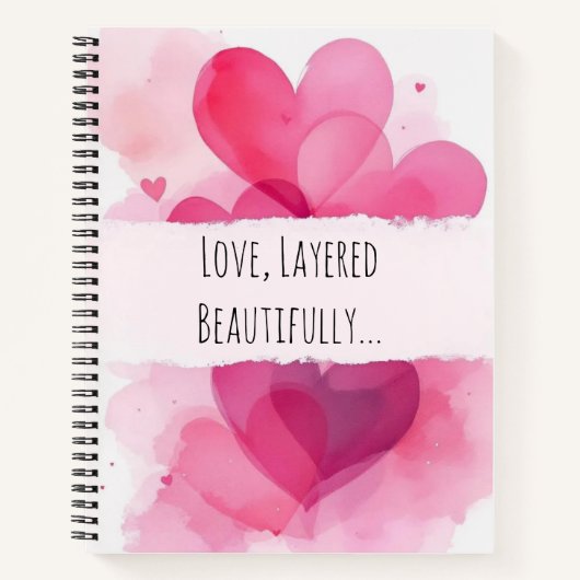 Layers of Love Notitieboek (Voorkant)
