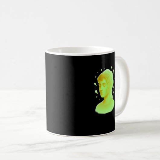 Layers of Me • Identity Unfolding Portrait Mug Koffiemok (Voorkant rechts)
