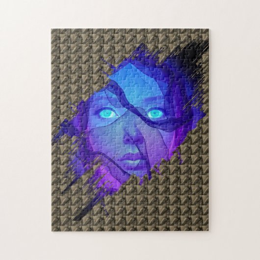 Layers of Reality - AI Fantasy Digital Art Print Legpuzzel (Verticaal)