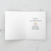 Layers of Wishes 45th of Any Age Birthday Kaart (Binnen)