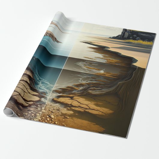 Layers Unveiled Cadeaupapier (Uitgerold)