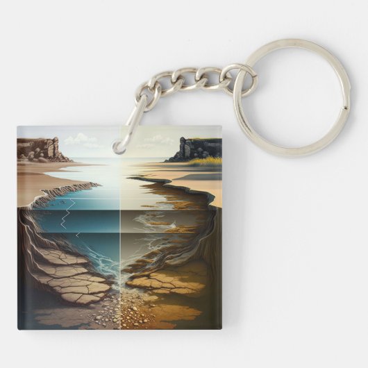 Layers Unveiled Sleutelhanger (Achterkant)