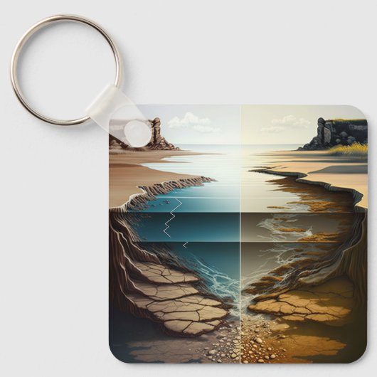Layers Unveiled Sleutelhanger (Voorkant)