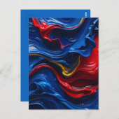 Layers Upon Layers Of Paint Briefkaart (Voorkant / Achterkant)