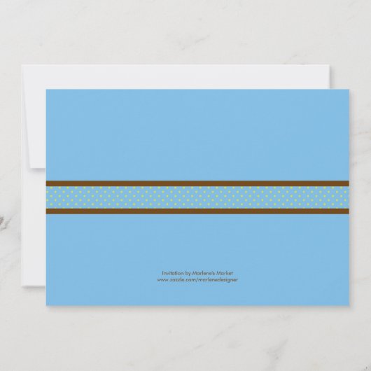 Layette Clothing Line Baby shower Invitation Kaart (Achterkant)