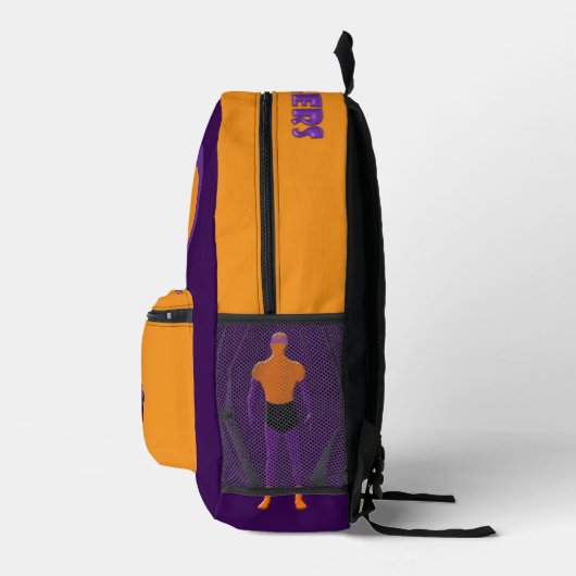 Laygen Bedrukte Rugzak (Rechts)