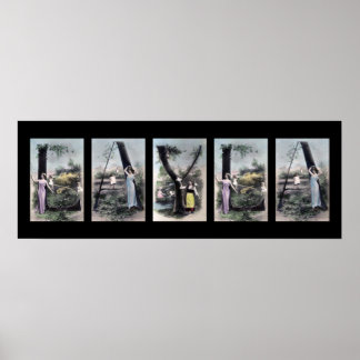 LAYLA Alfabet Letter Name Art Poster