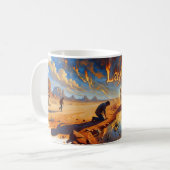 Layla Desert Obsessie Vlammen Gitaar Mok (Voorkant links)