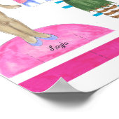 Layla Fantasy Hero Paper Doll - spelen of weergeve Poster (Hoek)