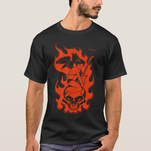 layla oranje vuur t-shirt (Voorkant)