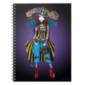 "Layla" Steampunk Circus Tattoo Sideshow notebook Notitieboek (Voorkant)