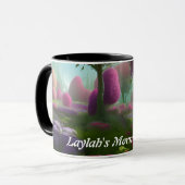 Laylah's Morning Tea Gepersonaliseerd  Mok (Voorkant links)