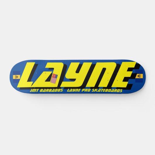 LAYNE JMT BARB 7 3/4" Skateboard Deck (Horizontaal)