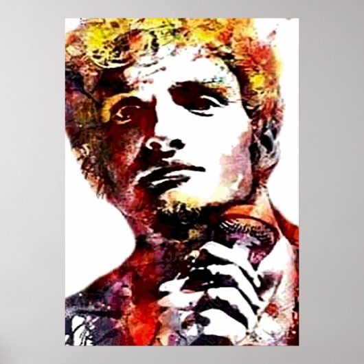 Layne Staley Portrait Poster (Voorkant)