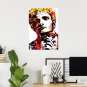 Layne Staley Portrait Poster (Thuiskantoor)