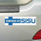 LaYooper (c) aangedreven door Sisu Bumpersticker F (Op auto)