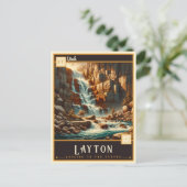 Layton, Utah | Antiek Briefkaart (Staand voorkant)