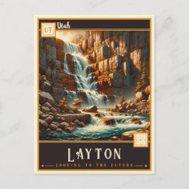 Layton, Utah | Antiek Briefkaart