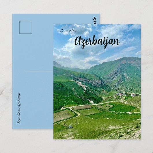 Laza Qusar-Azerbeidzjan Briefkaart (Voorkant / Achterkant)