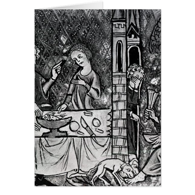 Lazarus aan de poort van het rijke man (Voorkant)
