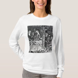 Lazarus aan de poort van het rijke man t-shirt