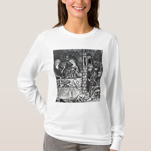 Lazarus aan de poort van het rijke man t-shirt (Voorkant)