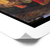 Lazarus aan de Rich Man' tafel, 1618 (olie op de k Poster (Hoek)