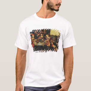 Lazarus aan de Rich Man' tafel, 1618 (olie op de k T-shirt