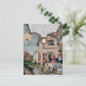 Lazarus en de Rich Man Table Briefkaart (Staand voorkant)