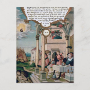 Lazarus en de Rich Man Table Briefkaart