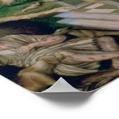 Lazarus en de Rich Man Table Poster (Hoek)