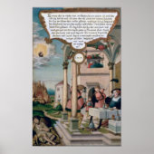 Lazarus en de Rich Man Table Poster (Voorkant)