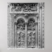 Lazarus en het Rich-Man van het zuidportaal Poster (Voorkant)