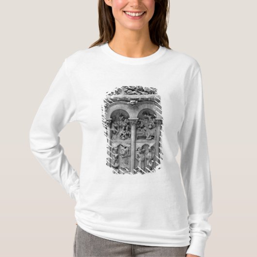 Lazarus en het Rich-Man van het zuidportaal T-shirt (Voorkant)