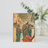 Lazarus orthodox Christelijk icoon verheffen Briefkaart (Staand voorkant)