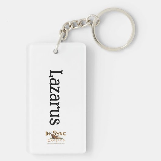 Lazarus Sleutelhanger (achterkant)