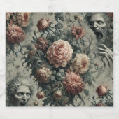 🩸 Lazarus Weeps – Gothic Victorian Bier Etiket (Enkel label)