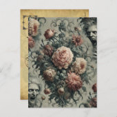 🩸 Lazarus Weeps – Gotisch Victoriaans Feestdagenkaart (Voorkant / Achterkant)