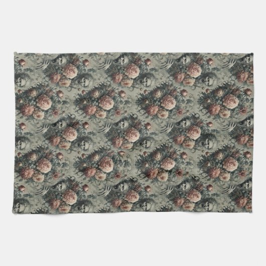 🩸 Lazarus Weeps – Gotisch Victoriaans Theedoek (Horizontaal)