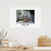 Lazarzu wyjdz-sculptuur poster (Keuken)