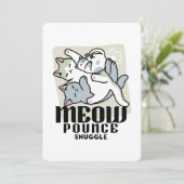 Laze Furr Days - Schattige Lazy Cats Design (Staand voorkant)