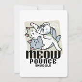 Laze Furr Days - Schattige Lazy Cats Design (Voorkant)